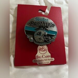 Carolina panthers BIG CABIN BELT BUCKLE